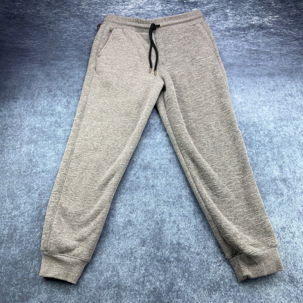 Members Mark Sherpa Lined Joggers Grey‎ Flannel Mens Medium S1F15912 Sweatpants